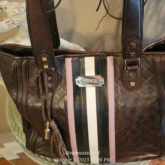 Gwen Stefani Leather Rock Steady Shoulder Tote Bag Luxury